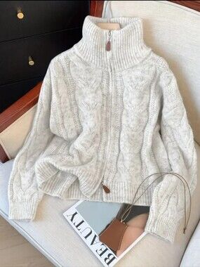 Ladies' Autumn And Winter Gray Casual Fashion Temperament Commuter Versatile
